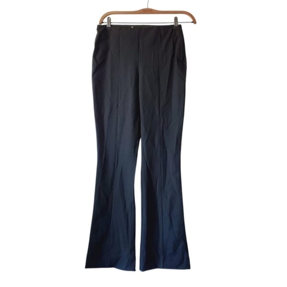 Selected Femme Movement Black High Rise Flare Stretch Trousers M - Picture 2 of 6